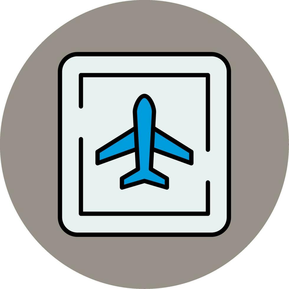 Airport Sign Vector Icon