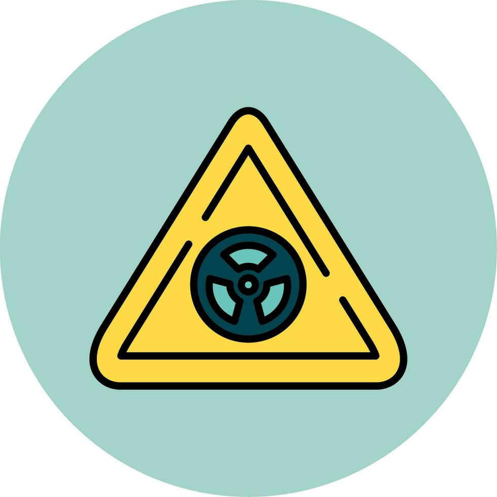 Radioactive Sign Vector Icon