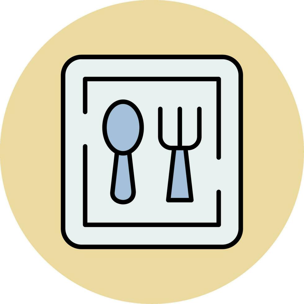 Restaurant Sign Vector Icon