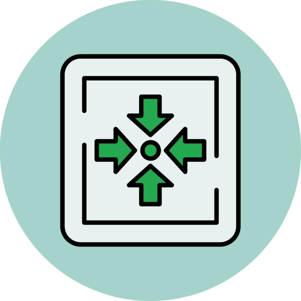 Assembly Point Sign Vector Icon