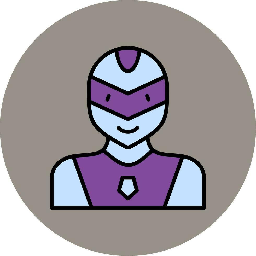 superhéroe vector icono