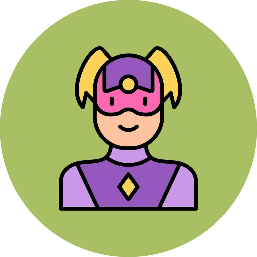 Superhero Vector Icon