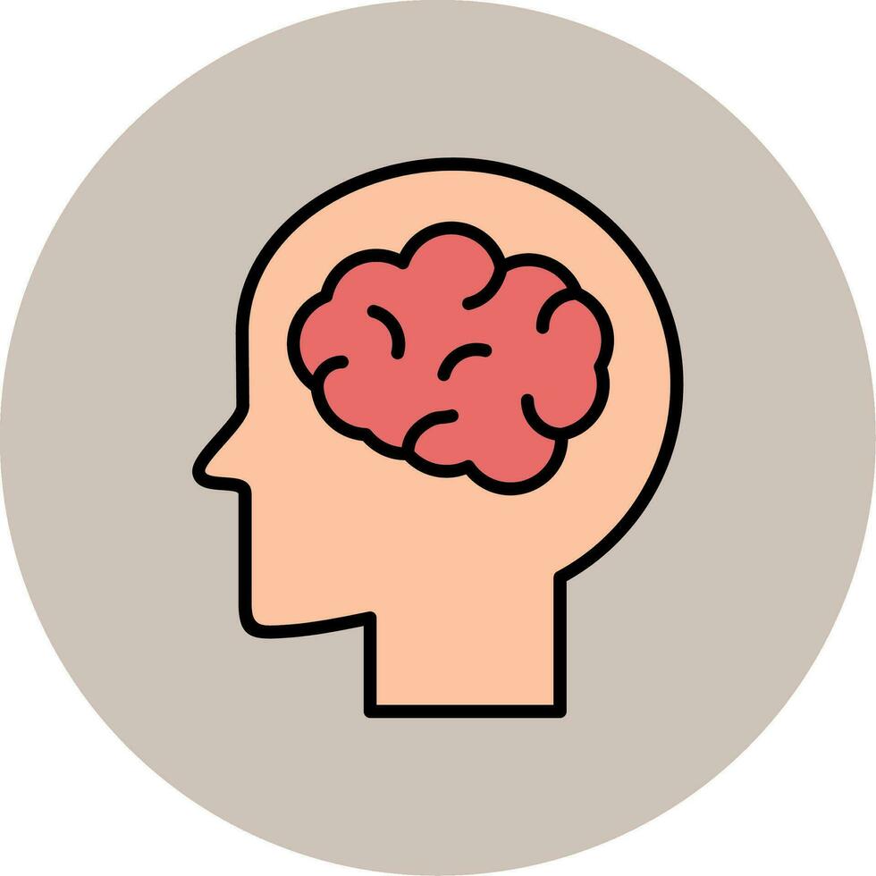Human Brain Vector Icon