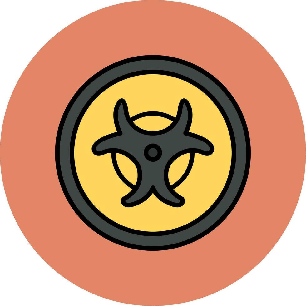 Biohazard Sign Vector Icon