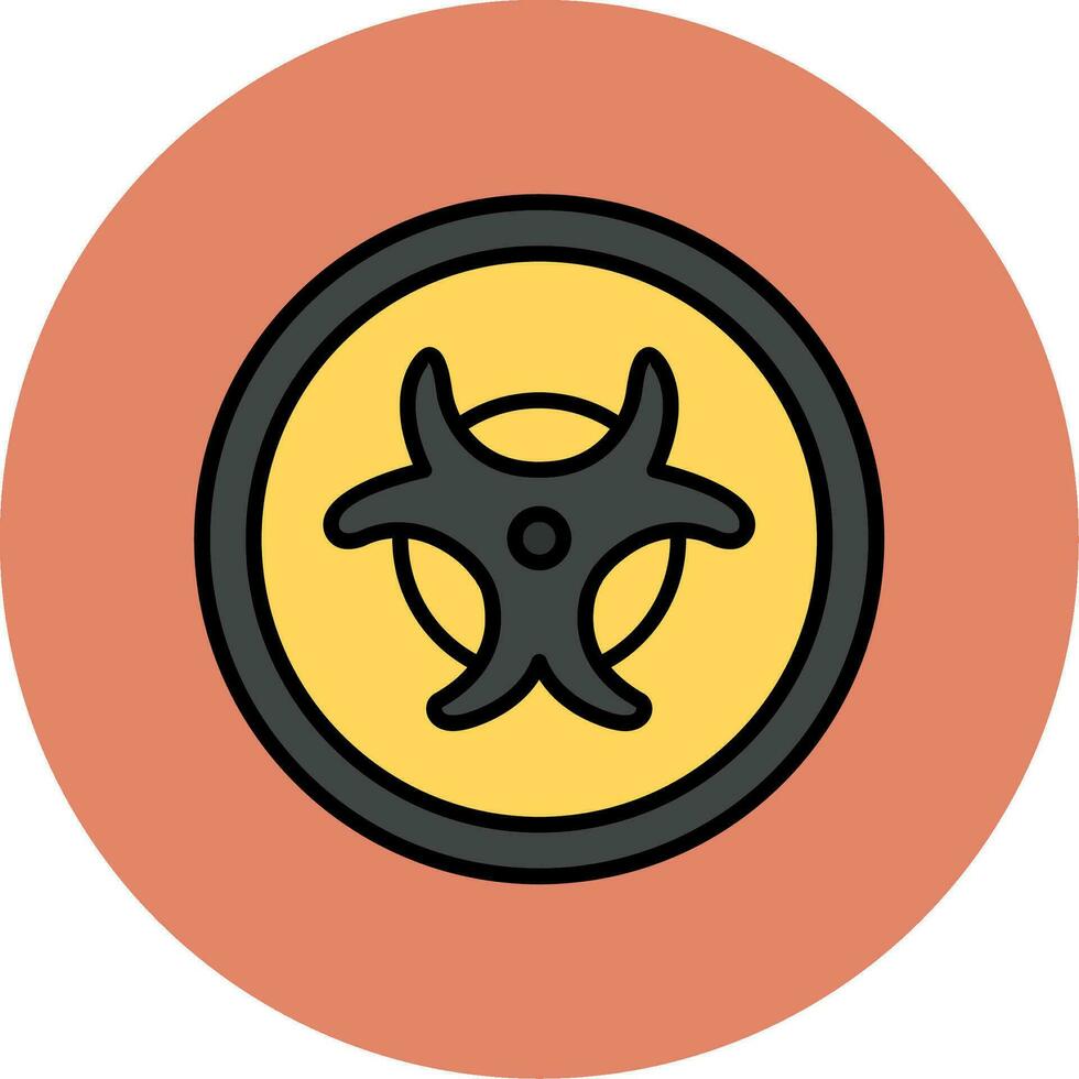 Biohazard Sign Vector Icon