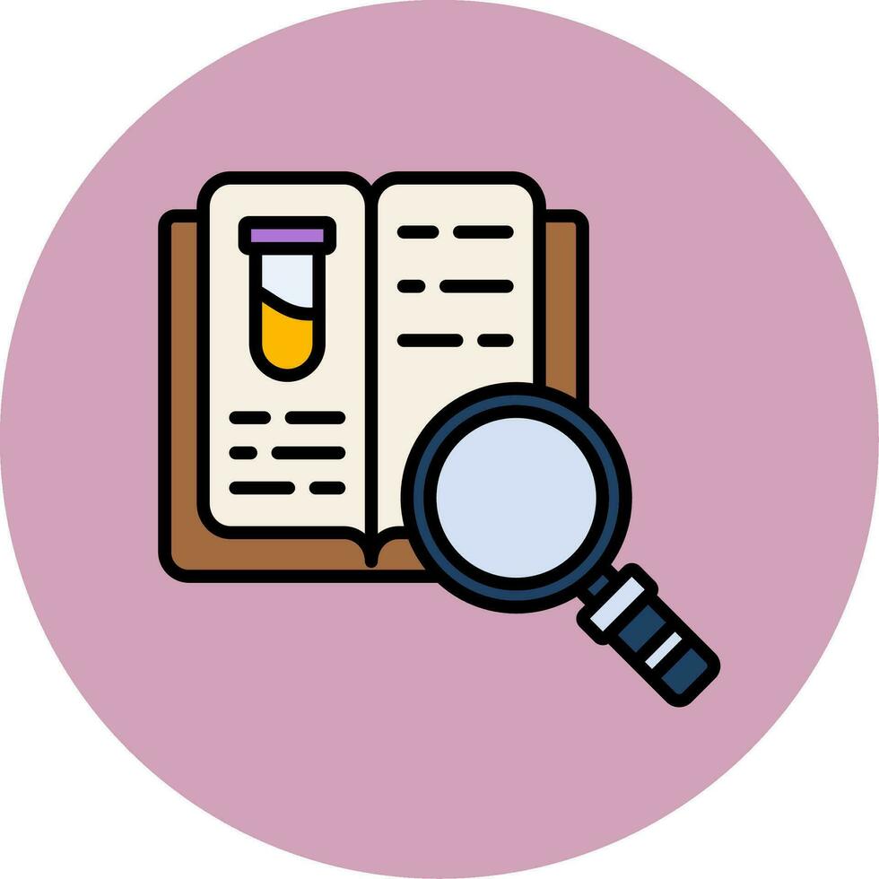 icono de vector de investigación