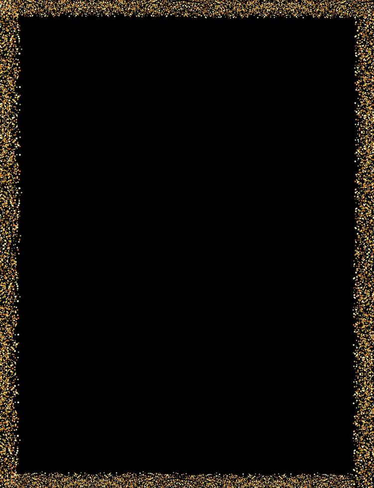Background with shiny gold rectangular frame, gold background for lettering vector