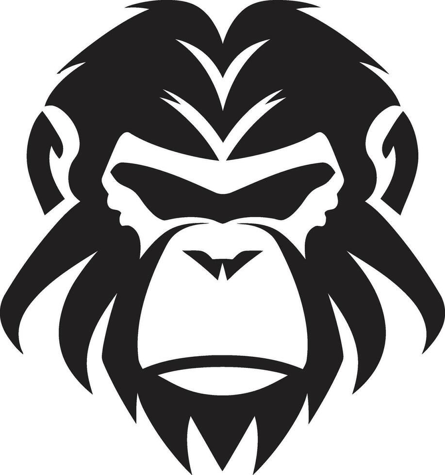 Baboon Majesty Symbol Baboon Dynasty Badge vector