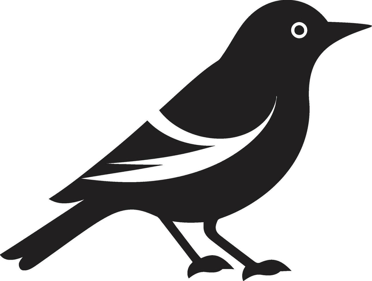 Swan Serenity Symbol Hawk in Profile Badge vector