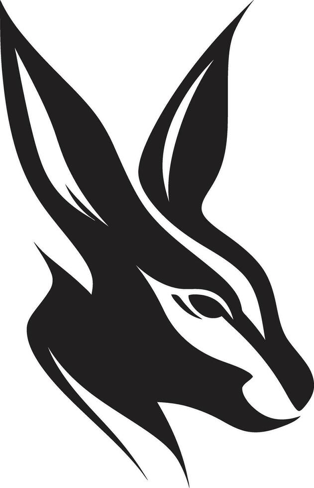 Black Hare Vector Logo A Versatile and Adaptable Logo for Any Industry Black Hare Vector Logo A Professional and Elegant Logo for Your Brand