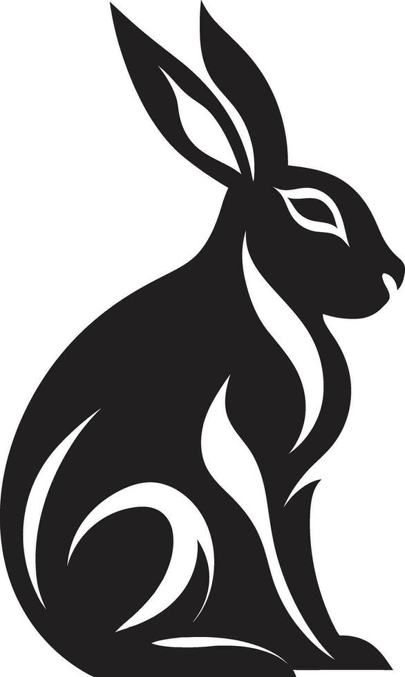 Black Hare Vector Logo A Bold and Striking Logo for Your Business Black Hare Vector Logo A Modern and Sophisticated Logo for Your Company