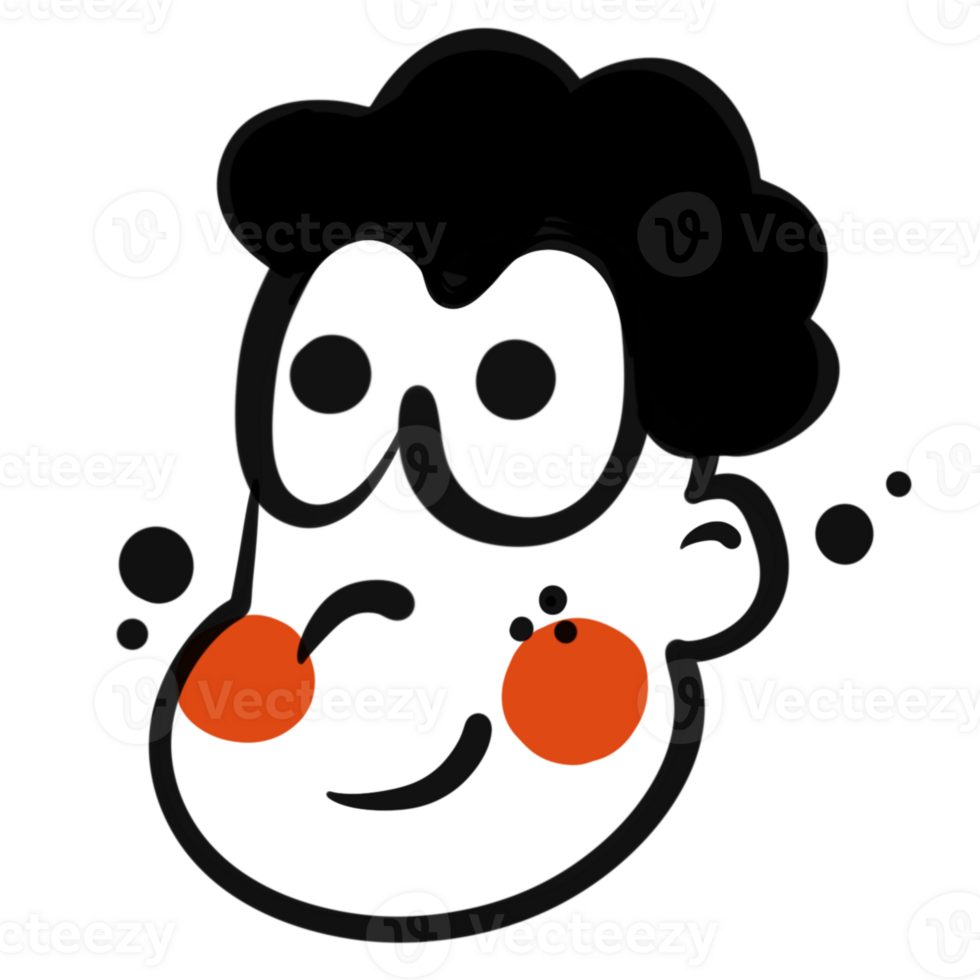 facial expression sticker png