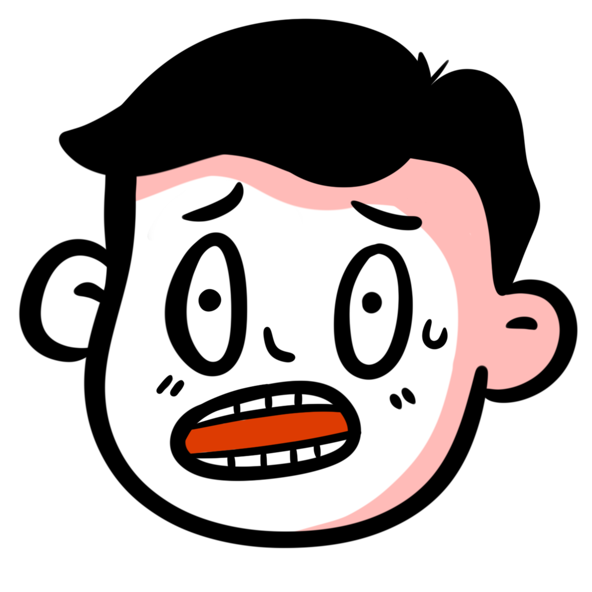 facial expression sticker 32752319 PNG