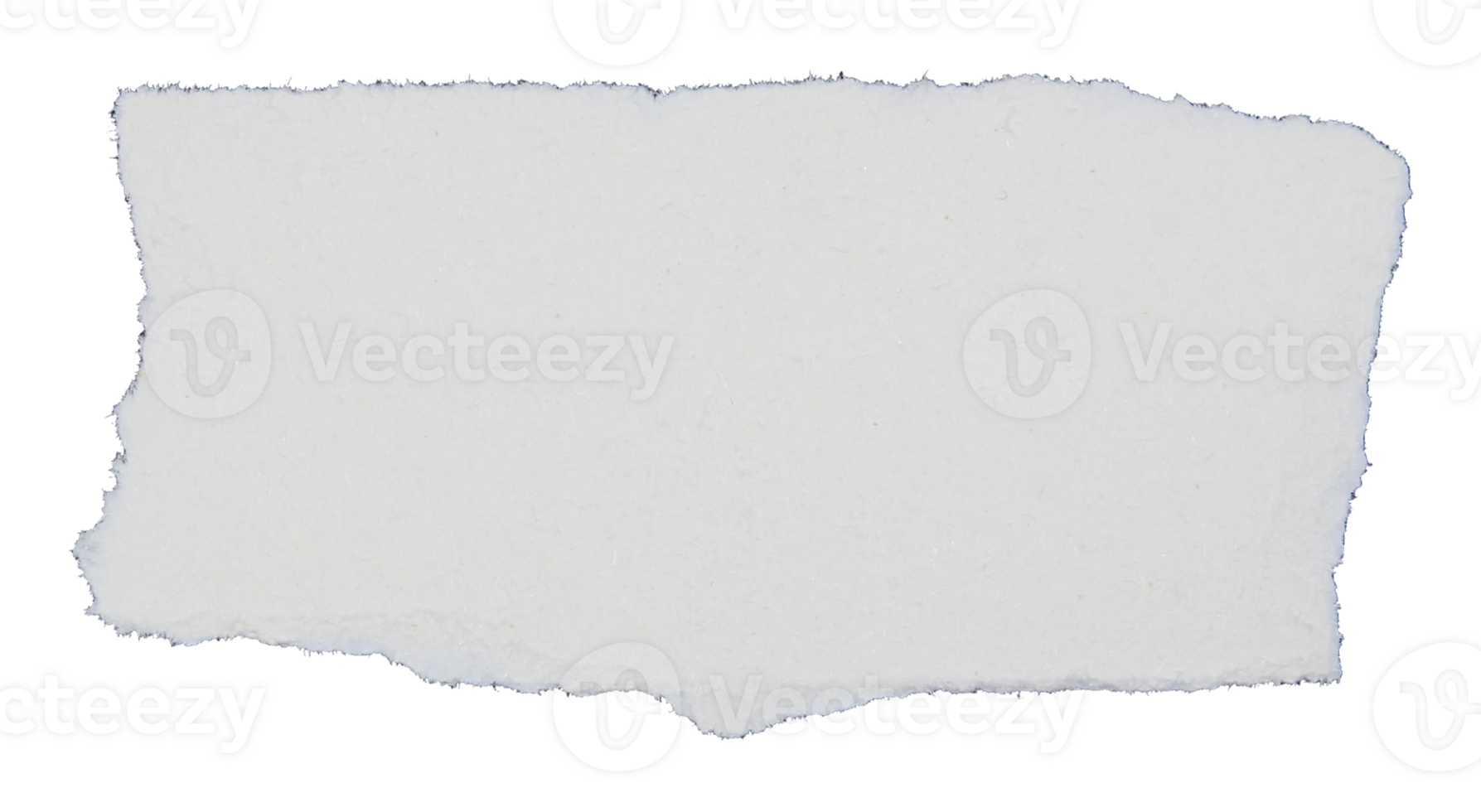 Torn pieces of corrugated paper on transparent background png file