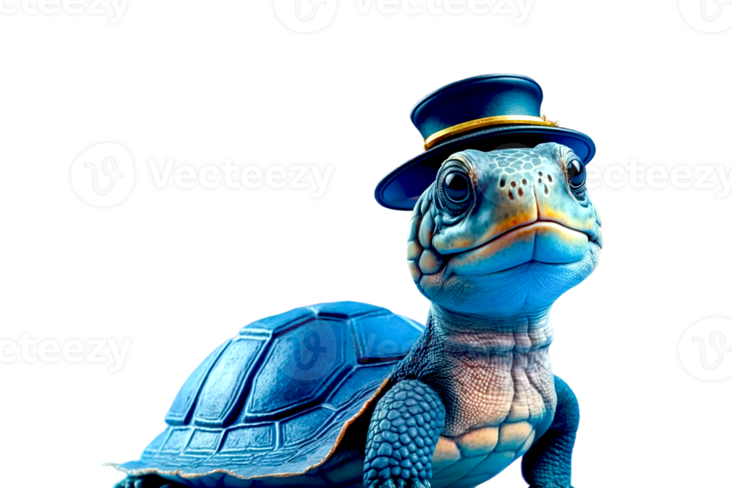 gracioso Tortuga 3d ai generado png