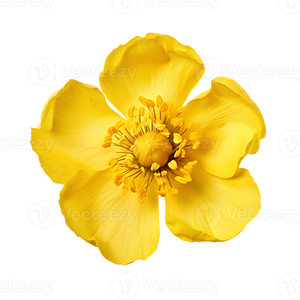 Flower isolated on transparent background cutout. AI Generative png