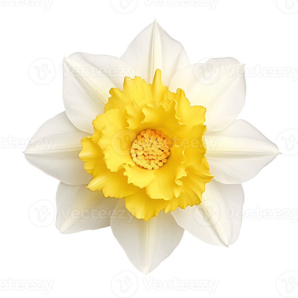 Flower isolated on transparent background cutout. AI Generative png