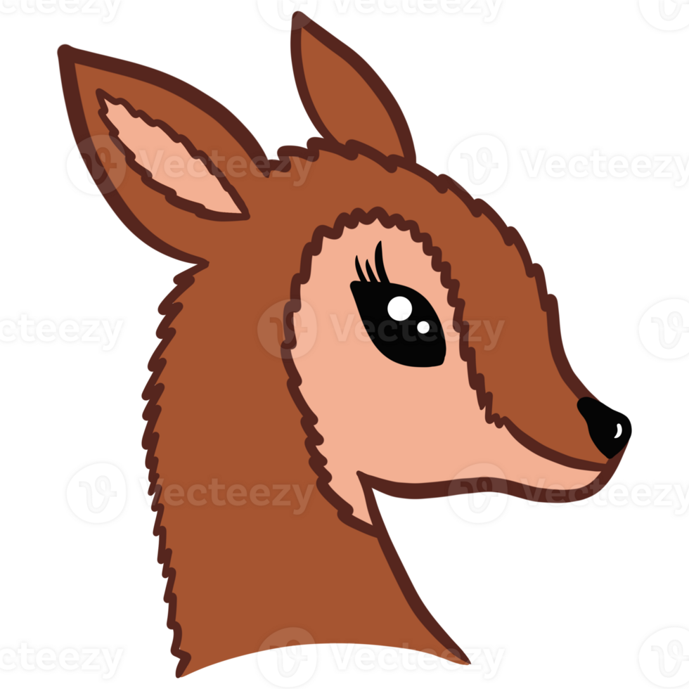 Cute Reindeer Cartoon png