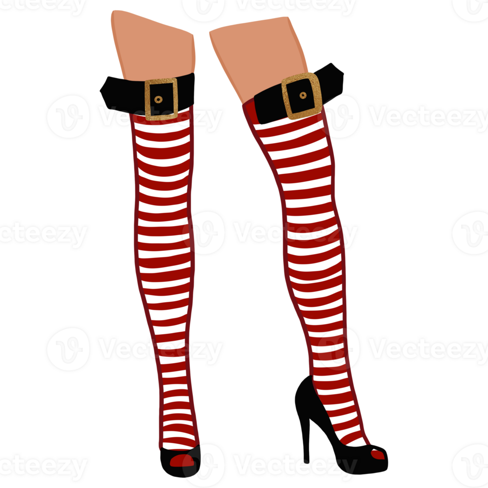 Women Legs With Long Socks png