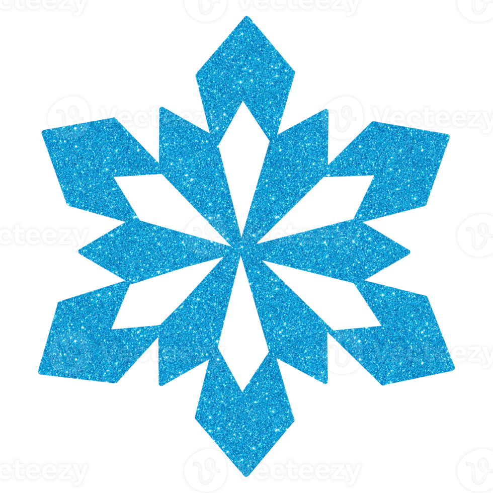 Glitter Snowflake Decoration png