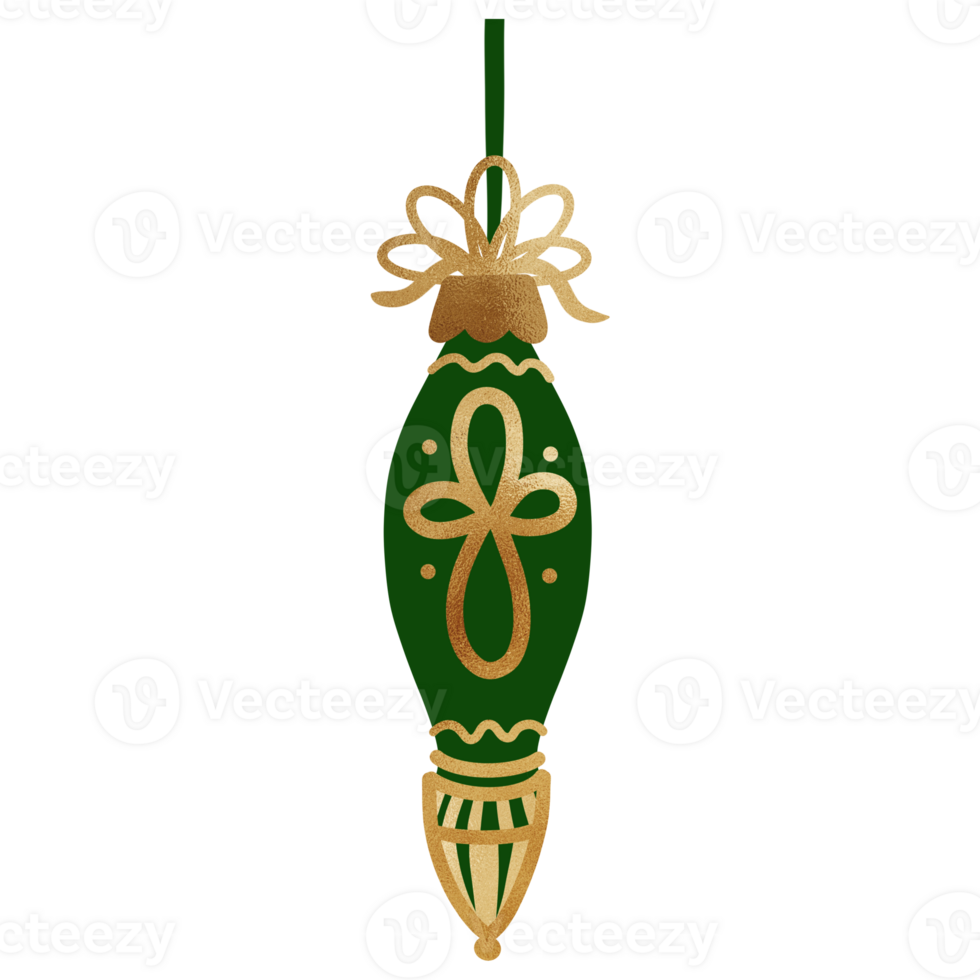 Green Luxurious Christmas Ornament png