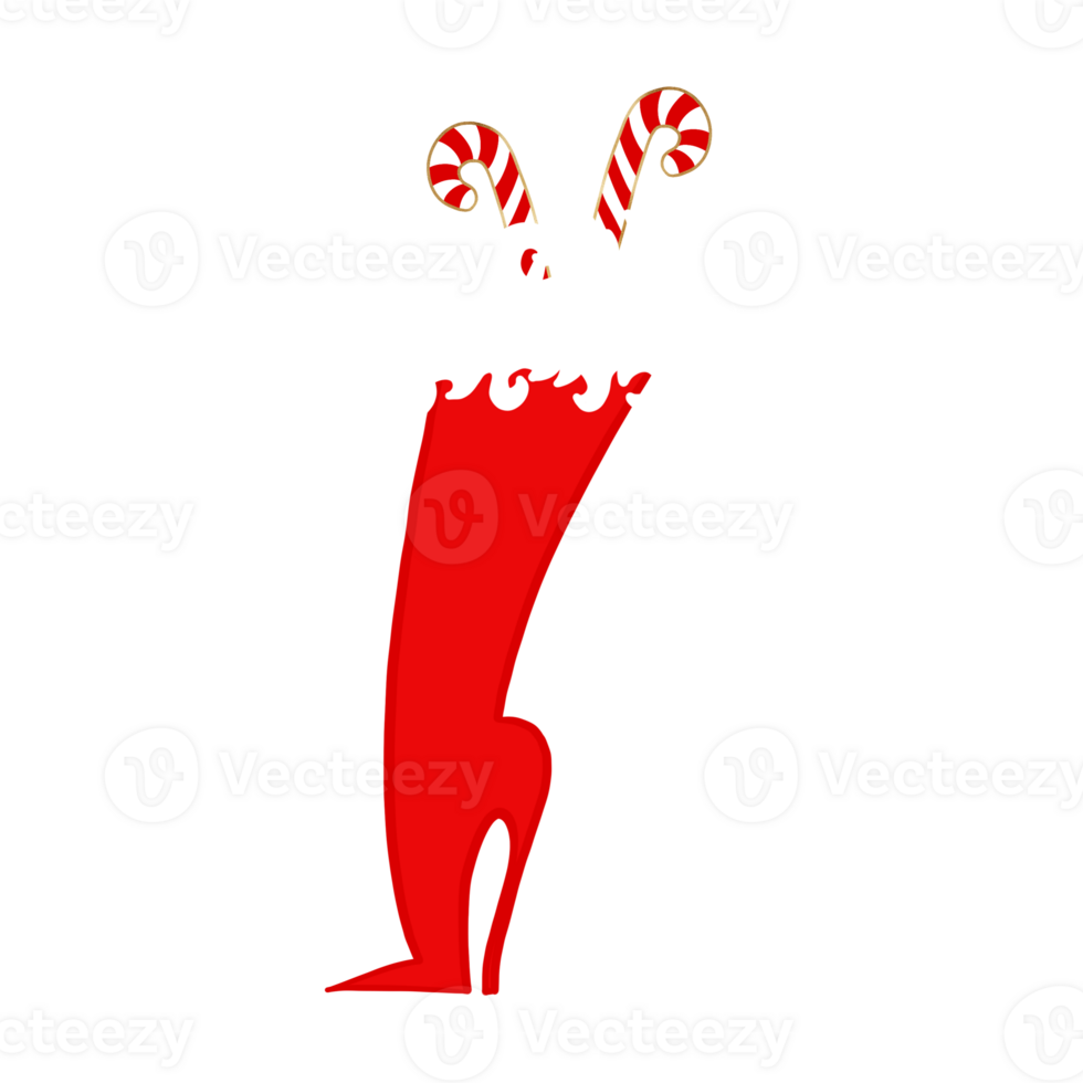 Red High Heel With Candy Canes 32752881 PNG
