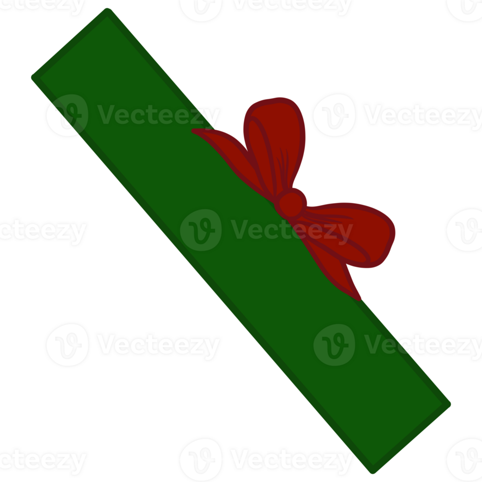 Christmas Present Tied With Bow png