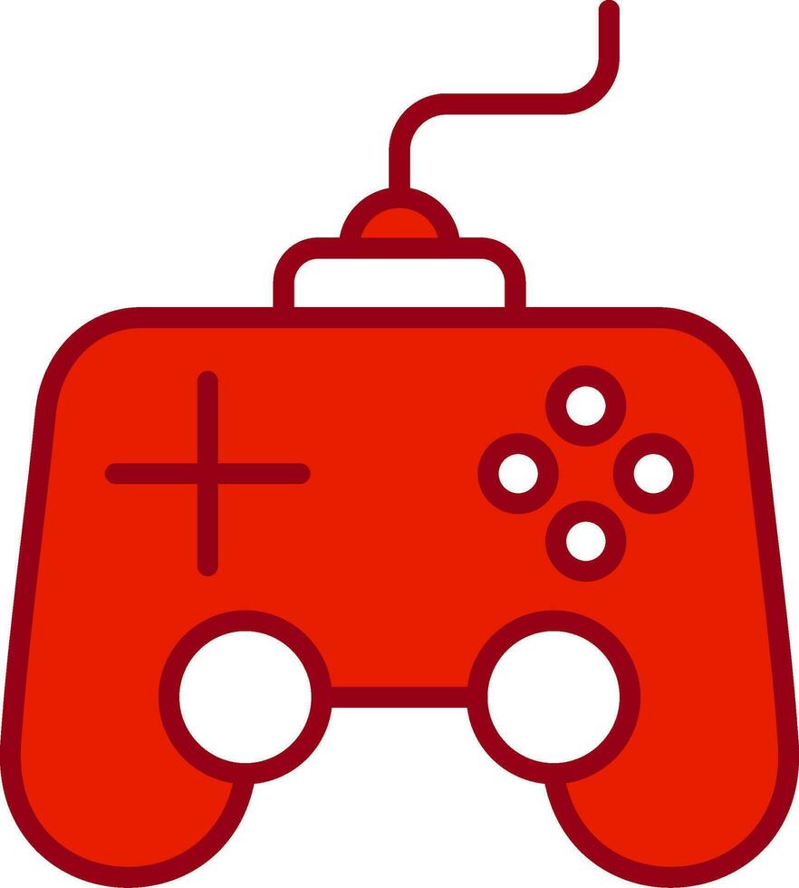 icono de vector de controlador de juego