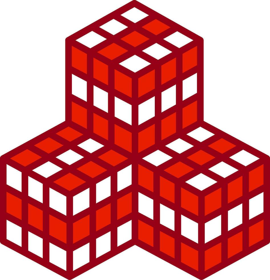 Cubes Vector Icon