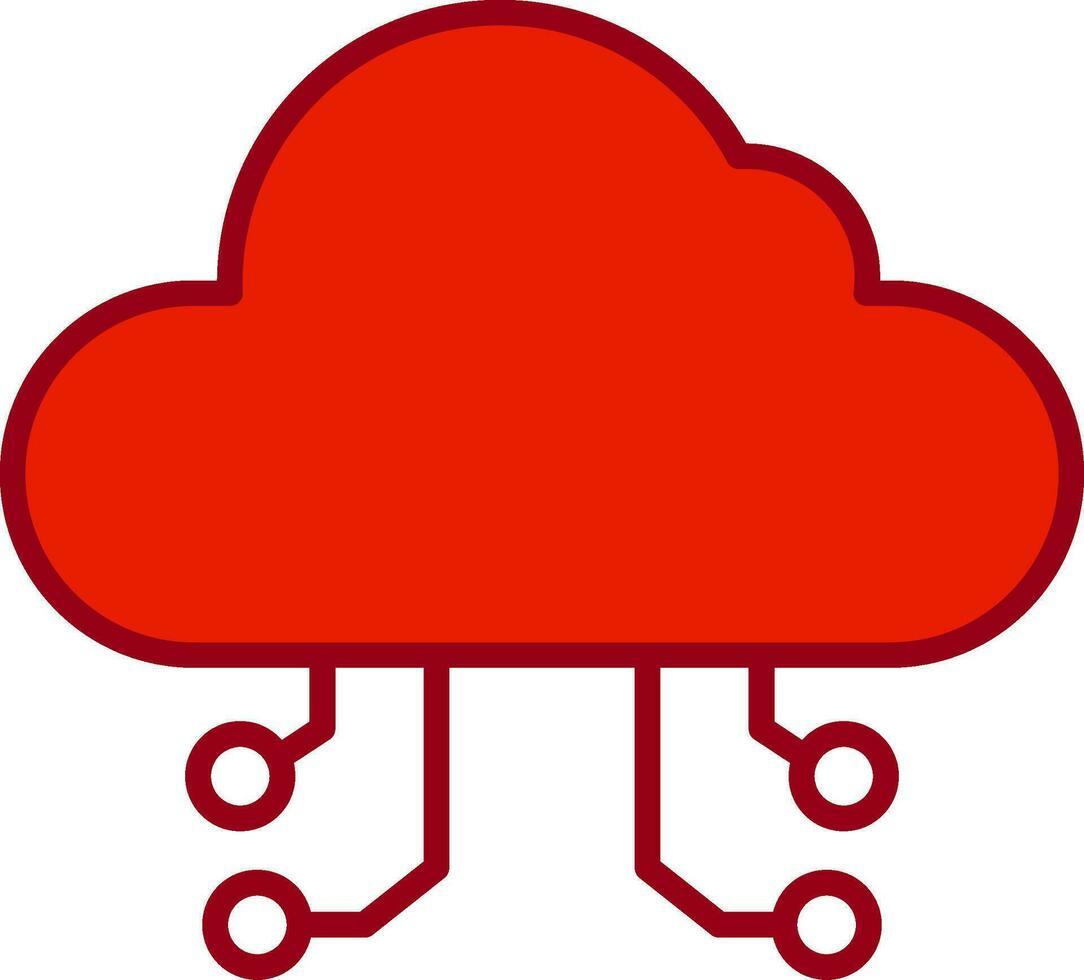 Cloud Computing Vector Icon