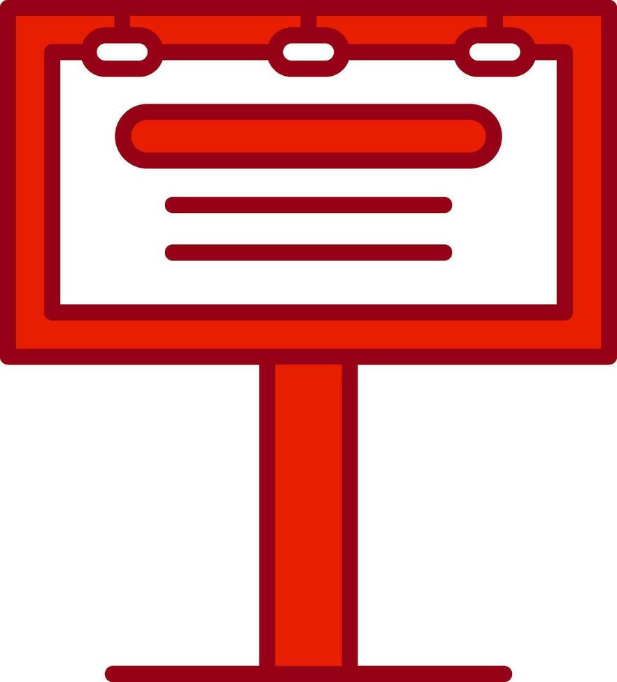 Billboard Vector Icon