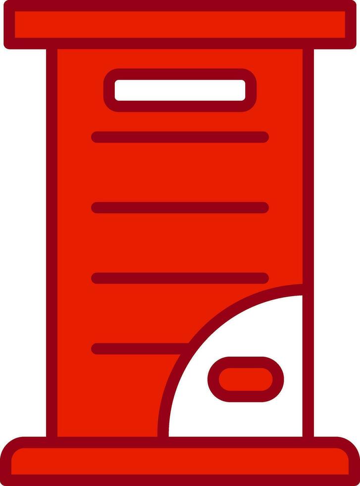 enrollar vector icono