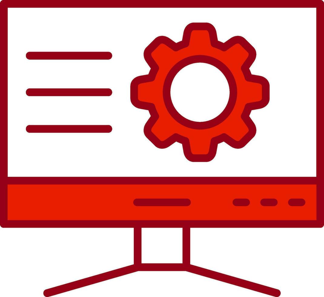 Computer Vector Icon