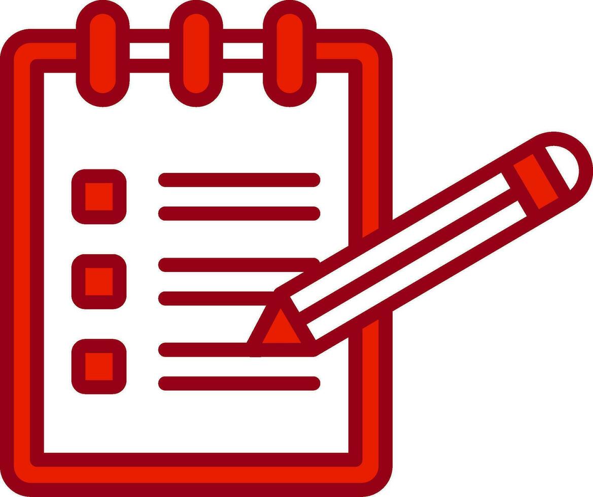 Notepad Vector Icon