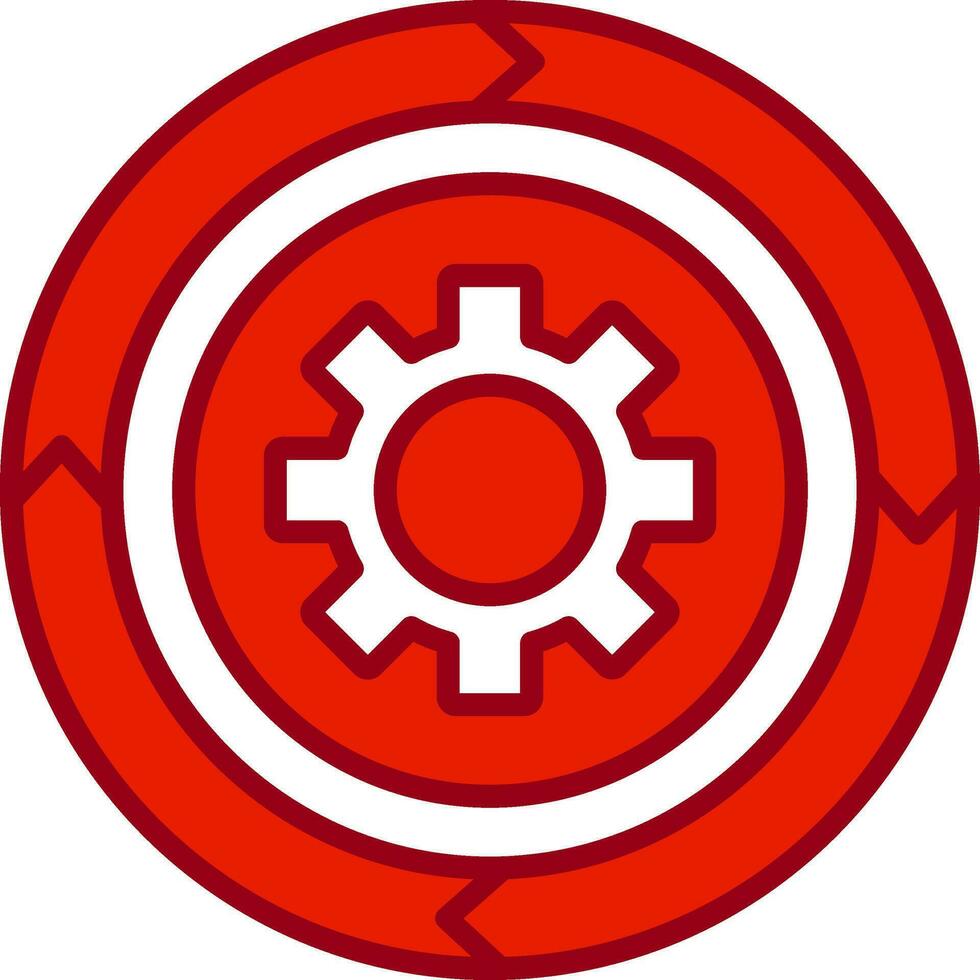 icono de vector de gráfico circular