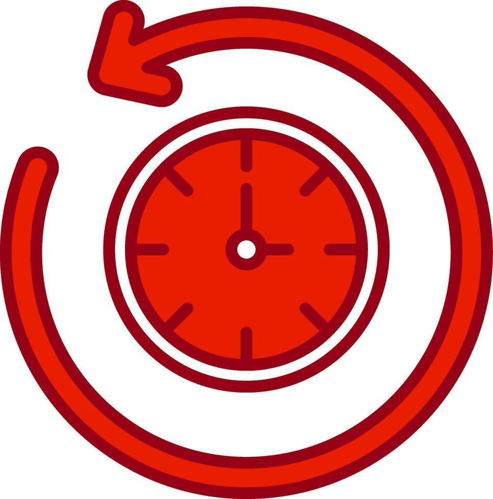 Retrospective Vector Icon