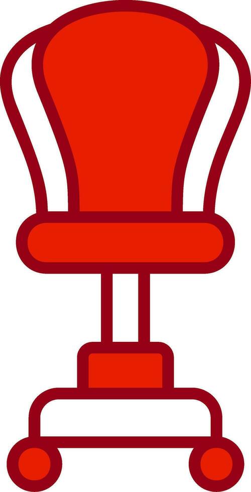 icono de vector de silla