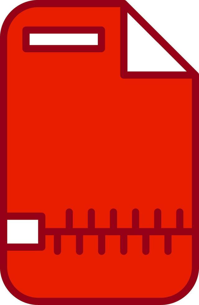 Zip File Vector Icon