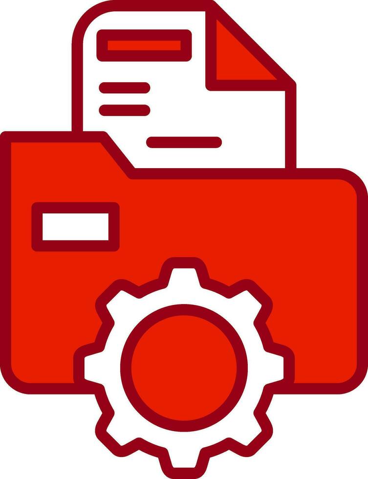 Folder Management Vector Icon