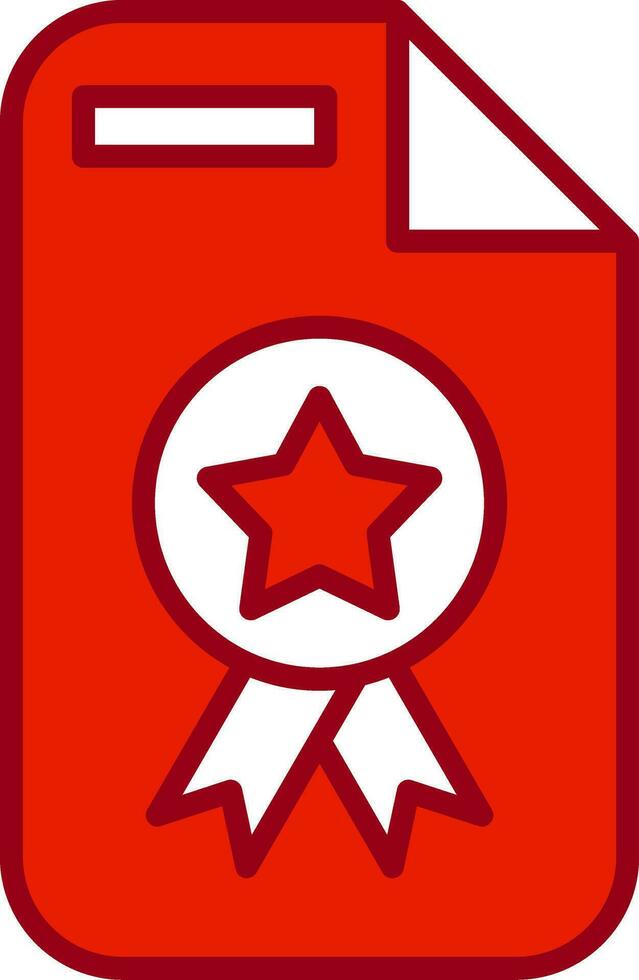 Certificate Vector Icon