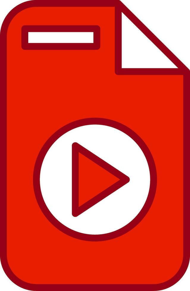 Video File Vector Icon