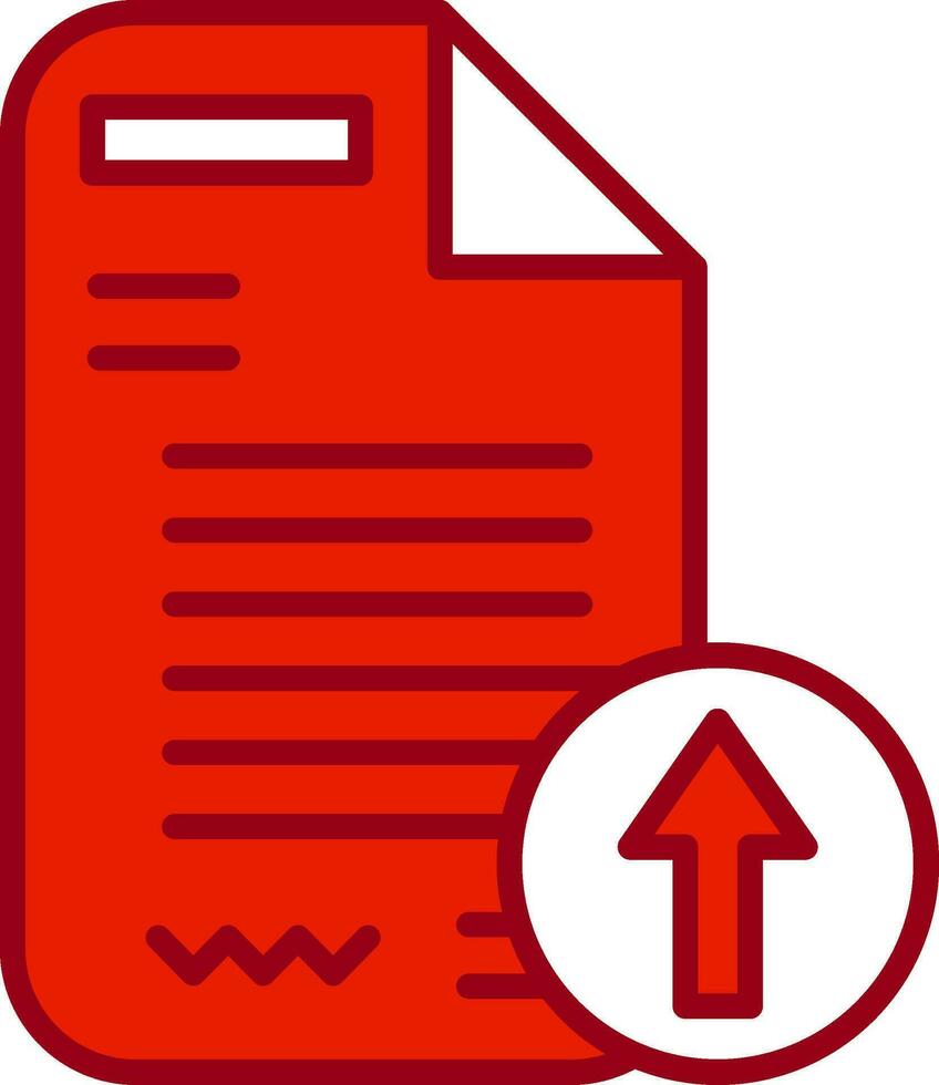 Upload File Vector Icon