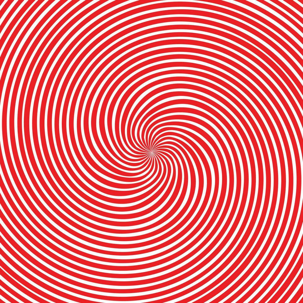 Super Swirl Silhouette in White and Red vector