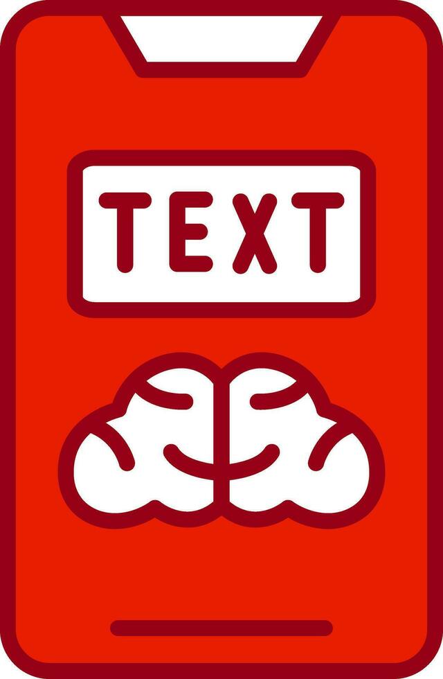 Text Vector Icon