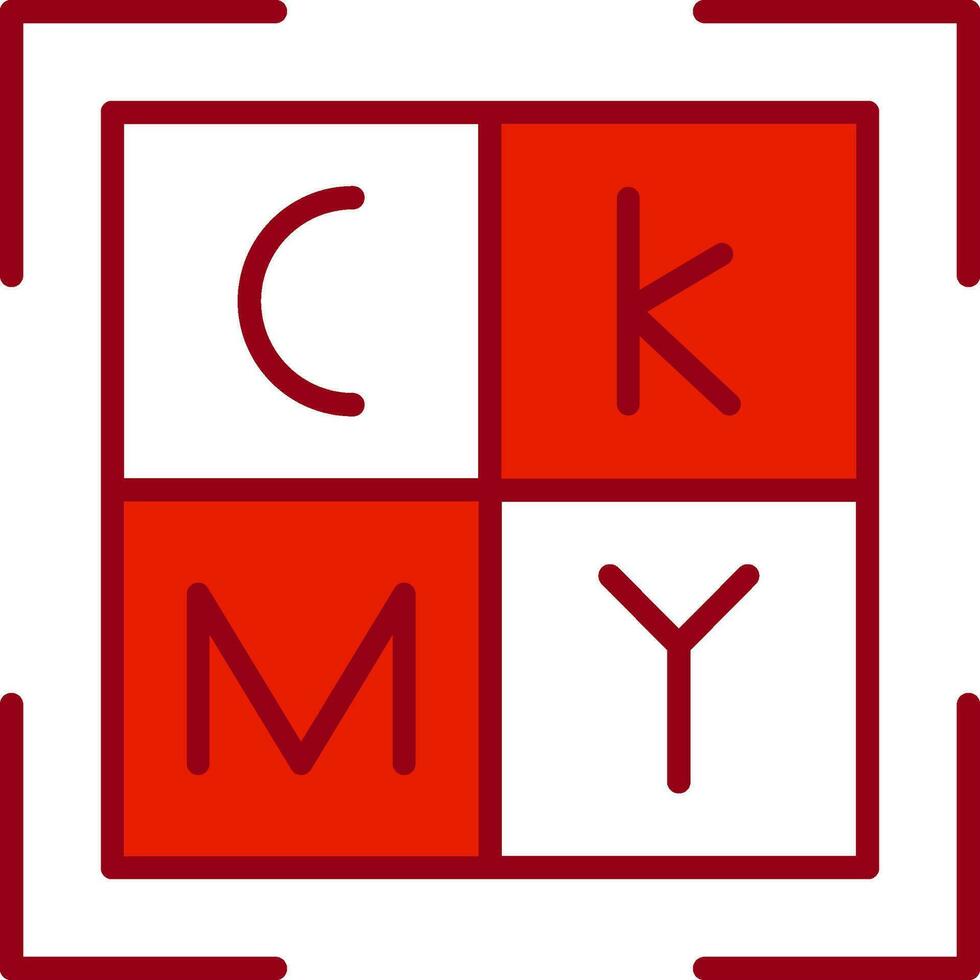 Cmyk Vector Icon