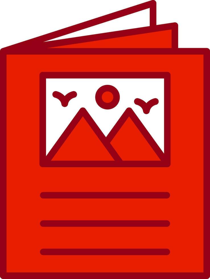 Brochure Vector Icon