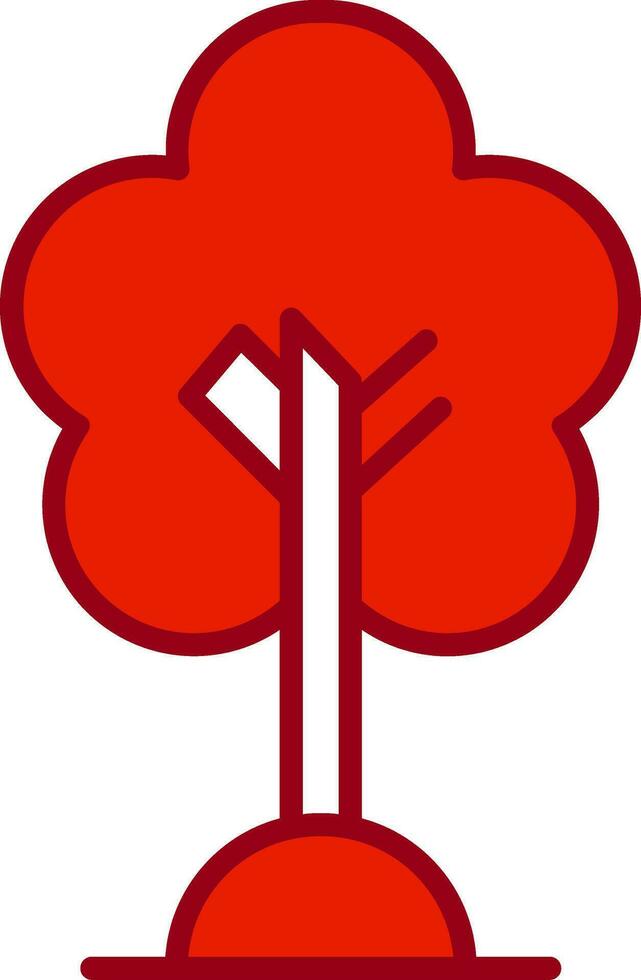 Cherry Tree Vector Icon