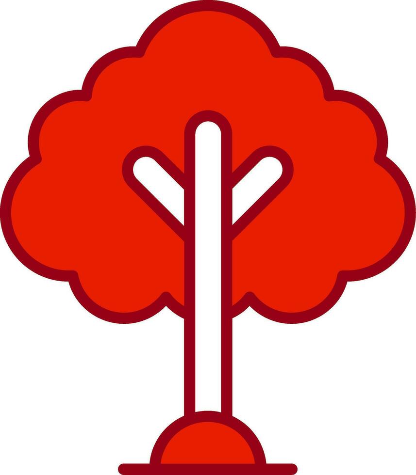 icono de vector de árbol