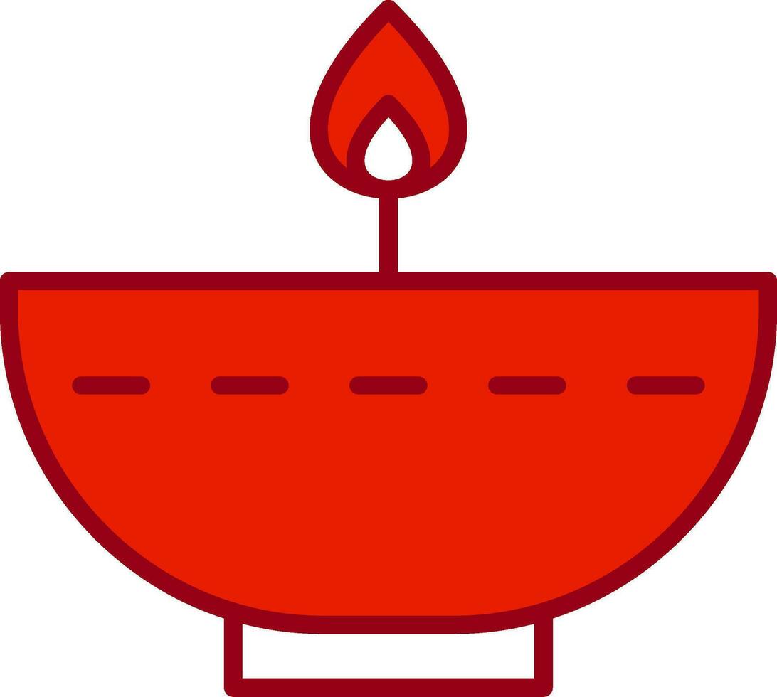 Oil Lamp Vector Icon