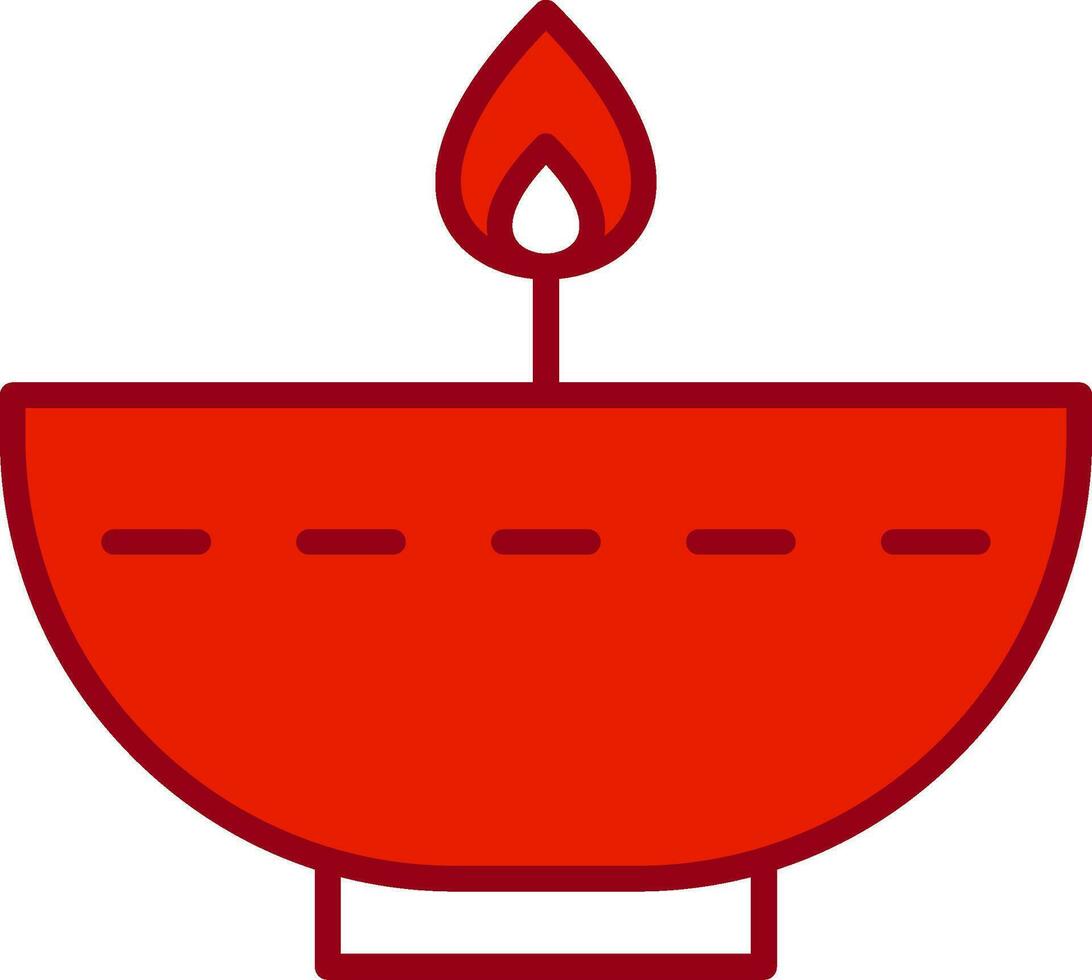 Oil Lamp Vector Icon